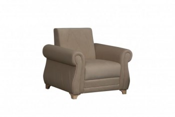 Кресло для отдыха "Порто" (велюр киви латте / микровельвет крем) в Верх-Ирмени - verh-irmen.mebel54.com | фото