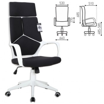Кресло офисное BRABIX Prime EX-515 (черная ткань) в Верх-Ирмени - verh-irmen.mebel54.com | фото