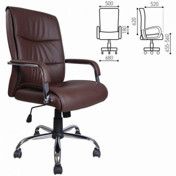 Кресло офисное BRABIX Space EX-508 (коричневый) в Верх-Ирмени - verh-irmen.mebel54.com | фото