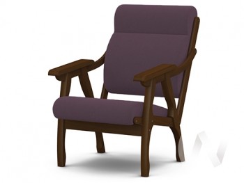 Кресло Вега-10 (орех лак/ULTRA PLUM) в Верх-Ирмени - verh-irmen.mebel54.com | фото