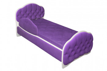 Кровать 180 Гармония 32 Фиолетовый (мягкий бортик) в Верх-Ирмени - verh-irmen.mebel54.com | фото