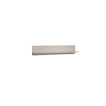 Полка навесная Саманта Дуб харбор белый в Верх-Ирмени - verh-irmen.mebel54.com | фото