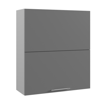 Ройс ПГПМ 800 Шкаф верхний Blum Aventos HF (Графит софт/корпус Серый) в Верх-Ирмени - verh-irmen.mebel54.com | фото
