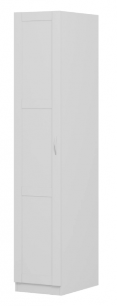 Шкаф однодверный Пегас сборный белый в Верх-Ирмени - verh-irmen.mebel54.com | фото