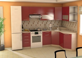 Угловая кухня Максимус-24 2400х1700 мм в Верх-Ирмени - verh-irmen.mebel54.com | фото